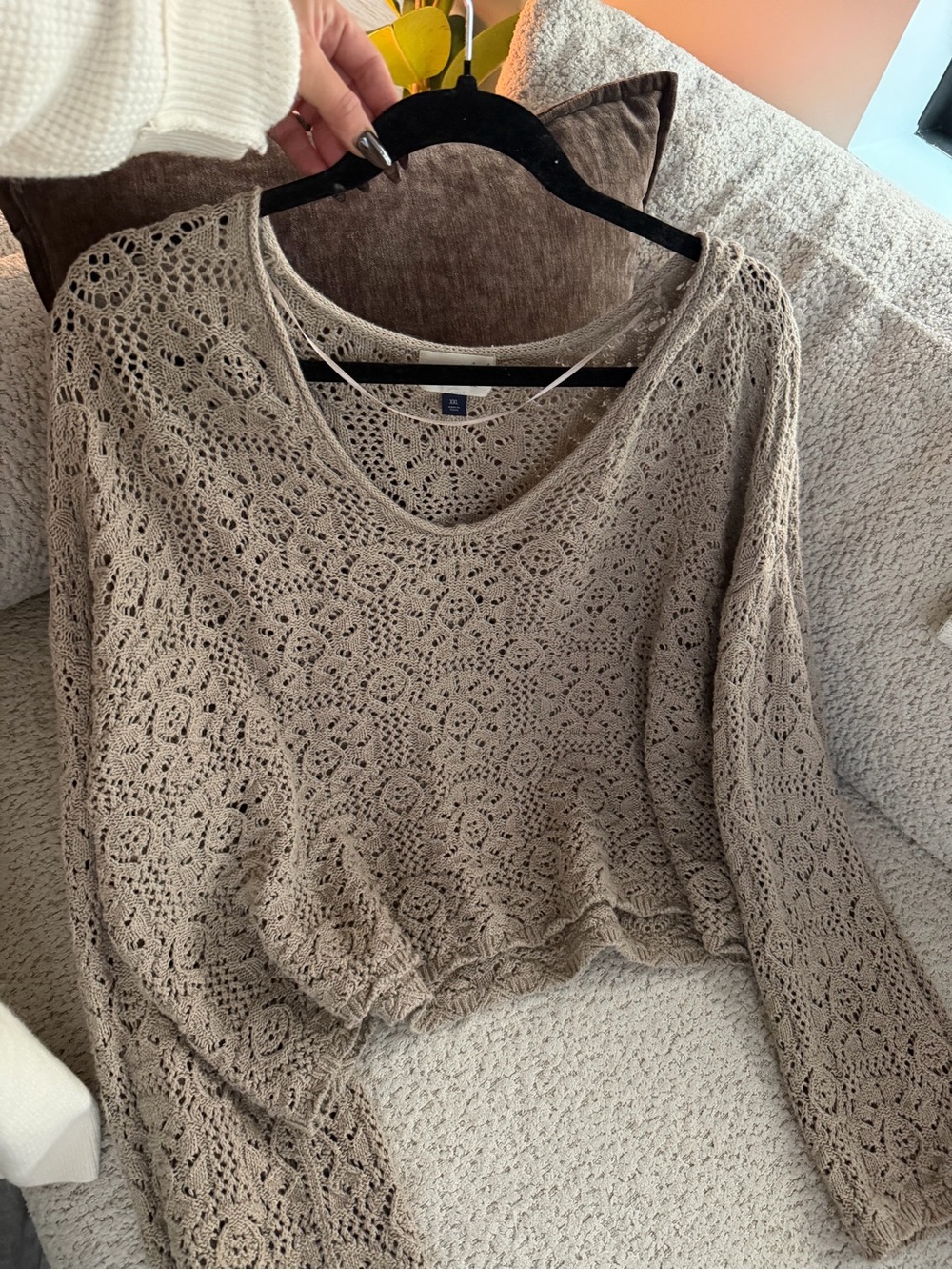 Lightweight knit top